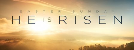 Happy Easter Jesus Has Risen Facebook Covers